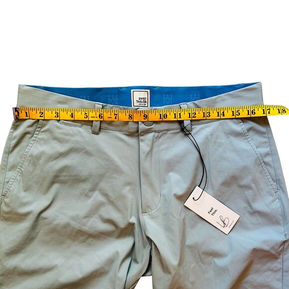 Swet Tailor Virtus Short 9 inch Golf Work Stretch Seafoam Size 32 NWT - Picture 6 of 9